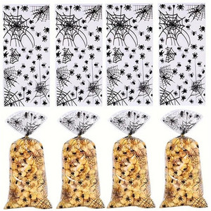 Products: Halloween Treat Bags - Spider Web Design x10