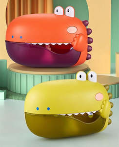 Dinosaur Collection: Automatic Bubble Machine Dinosaur Baby Bath Toys