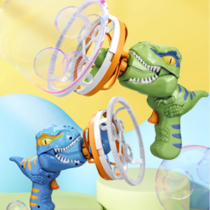Dinosaur Collection: Dinosaur Bubble Machine Sparkle Double Layer Bubble