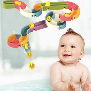 Bath Toys: Water Balls Tracks Marble Run Set Bath Toys