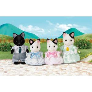 Sylvanian Families: Sylvanian Families - Tuxedo Cat Family