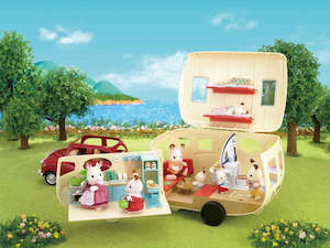 Wooden Train Set Car Play Set Train Set Toytime Nz: Sylvanian Families Summer Holiday Caravan