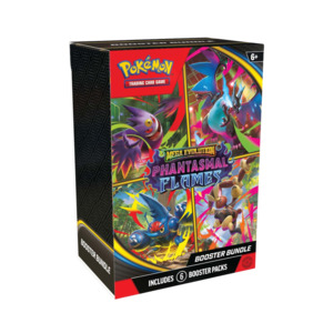 Toys Under 60: Pokemon TCG: Mega Evolution - Phantasmal Flames Booster Bundle Pre-Order