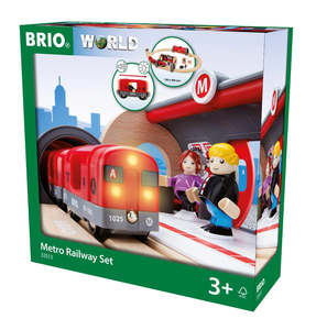 Toys Over 80: BRIO - Metro Railway Set 20 pieces