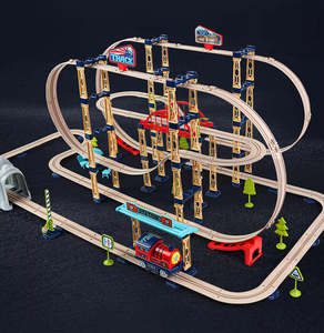 Electric Portable Train Station Track Set