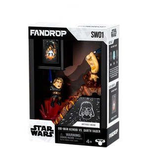 FANDROP Star Wars Figure Diorama (Darth Vader vs. Obi-Wan Kenobi - Episode III)