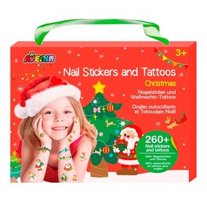Toys Under 10: Avenir Nail Stickers And Tattoos Christmas
