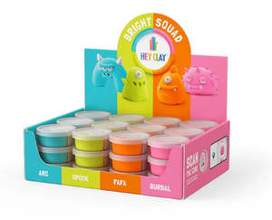 Art Craft: Hey Clay-Bright Squad Monsters - Single Tub