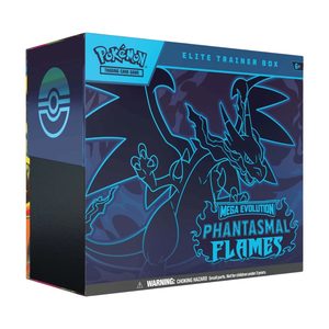 Toys Over 80: Pokemon TCG Mega Evolutions Phantasmal Flames Elite Trainer Box