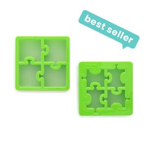 Lunch Box And Water Bottle: Lunch Punch Sandwich Cutters - Puzzles(Pairs)