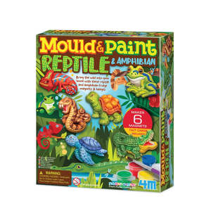 Toys Under 10: 4M Mould & Paint Reptile & Amphibian