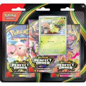 Toys Under 20: Pokemon TCG Perfect Order Three Booster Blister Pre-order 27.03.2026