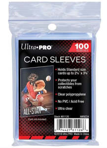 Toys Under 10: 100 Pack Ultra Pro Trading Card Sleeves