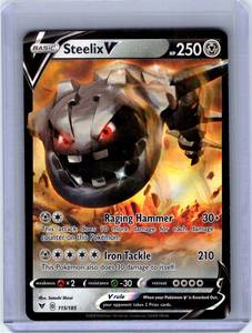 Pokemon Single Steelix V Vivid Voltage Ultra Rare • 115/185