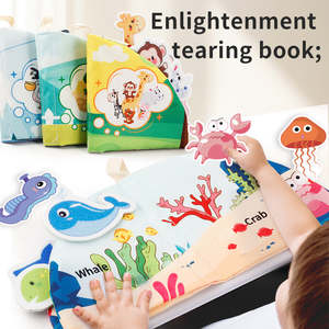 Baby Early Education Quiet Tear-Resistant Book Cognitive Toy