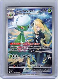 Pokemon Single Cynthia's Roserade Destined Rivals Illustration Rare 184/182