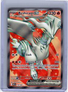 Toys Under 10: Pokemon Single Reshiram ex White Flare Ultra Rare 158/086