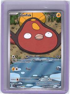 Toys Under 10: Pokemon Single Stunfisk White Flare Illustration Rare 118/086
