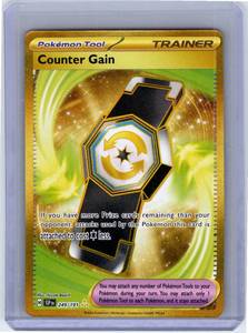 Toys Under 10: Pokemon Single Counter Gain Surging Sparks Hyper Rare 249/191