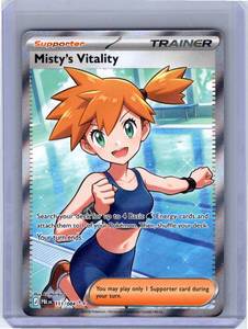 Toys Under 20: Pokemon Single Misty's Vitality Pitch Black Ultra Rare 111/084 (2)