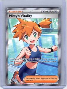 Pokemon Single Misty's Vitality Pitch Black Ultra Rare 111/084 (1)