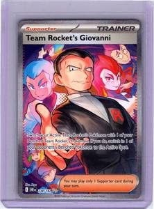 Pokemon Single Team Rocket's Giovanni Destined Rivals Special Illustration Rare 238/182