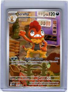 Pokemon Single Scrafty White Flare Illustration Rare 139/086