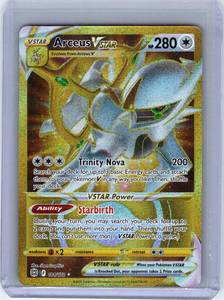 Pokemon Single Arceus VSTAR (Secret) Brilliant Stars Ultra Rare 184/172 （1）