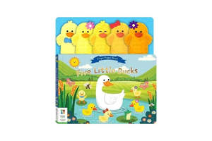 Under 2 Years: Hinkler Five Little Ducks Finger Puppet Book