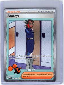 Pokemon Single Amarys Prismatic Evolutions Special Illustration Rare 170/131