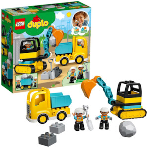 LEGO DUPLO: Truck & Tracked Excavator - (10931)
