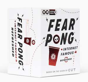 Adult Only Board Games: Fear Pong: Internet Famous - Refreshed Edition