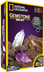 Science S T E A M: National Geographic: Gemstone Dig Kit