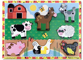 Melissa & Doug: Farm Chunky Wooden Puzzle