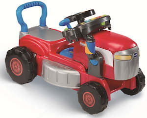 Ride On Walking Toys: VTech: Get Growing Tractor & Mower Ride-On