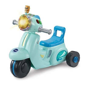 Ride On Walking Toys: Vtech: 2-In-1 Ride & Balance Scooter - Teal