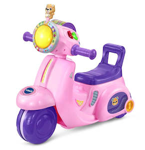Ride On Walking Toys: Vtech: 2-In-1 Ride & Balance Scooter - Pink