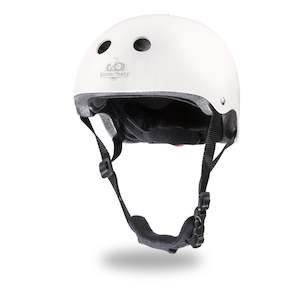 Ride On Walking Toys: Kinderfeets: Toddler Helmet - Matte White