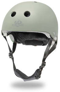 Kinderfeets: Toddler Helmet - Matte Silver Sage