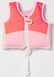 Pools Beach Water Toys: Sunnylife: Swim Vest 1-2 - Melody The Mermaid Neon Strawberry