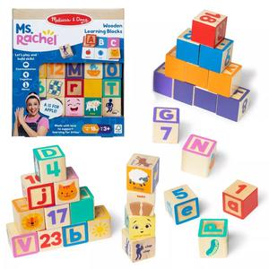 Puzzles Games: Melissa & Doug: Ms. Rachel - Blocks & Activity Cards