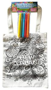 Art Crafts: Avalon: NZ Kiwiana Colour-In Bag