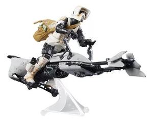 Action Figures: Star Wars: Speeder Bike, Scout Trooper & Grogu - 3.75" Playset