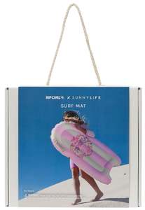 Sports Outdoor Toys: Sunnylife: Kids Surf Mat - Dolphin Surf Co Pink Stripe