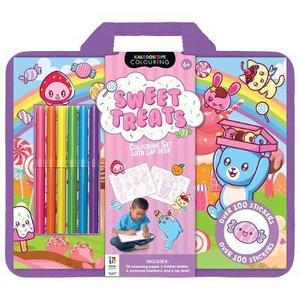 Art Crafts: Kaleidoscope: Lap Desk Colouring Set - Sweet Treats