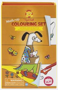 Tiger Tribe: Mash-Up Colouring Set - Animal Mix & Match