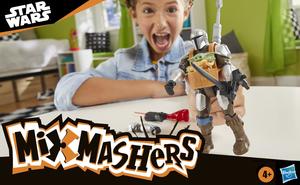 Star Wars: Mixmashers: Star Wars Mando & Grogu - 5" Deluxe Action Figure