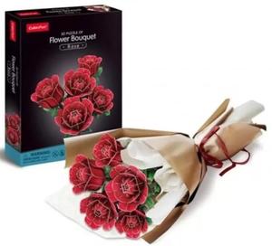 CubicFun: 3D Puzzle Flower Bouquet - Roses (312pc)