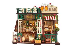 Building Construction Toys: DIY Miniature Pub Kit