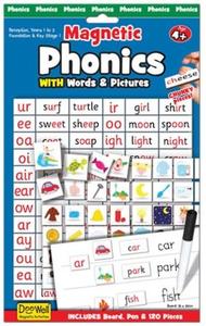 Early Development Toys: Magnetic Phonics with Words and Pictures Magnetic Play